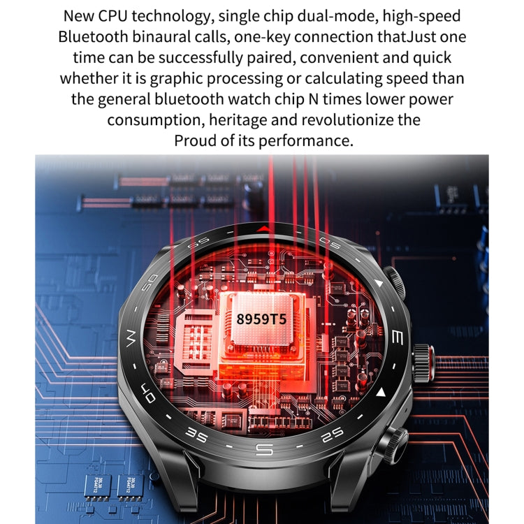 T95 1.52 inch BT5.0 Smart Sport Watch with Earbuds, Support Bluetooth Call / Blood Oxygen / Heart Rate / Blood Pressure Health Monitor(Silver) - Smart Watches by PMC TechLife | Online Shopping South Africa | PMC TechLife