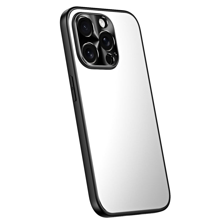 For iPhone 15 Pro R-JUST RJ-61 Electroplating Frosted TPU + PC Phone Case(Silver) - iPhone 15 Pro Cases by R-JUST | Online Shopping South Africa | PMC TechLife