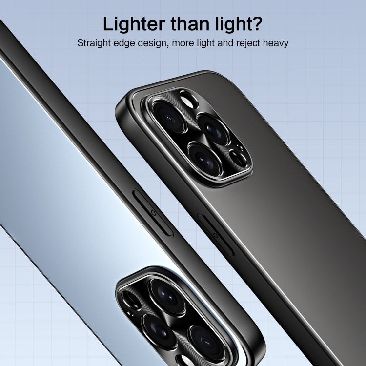 For iPhone 15 Plus R-JUST RJ-61 Electroplating Frosted TPU + PC Phone Case(Grey) - iPhone 15 Plus Cases by R-JUST | Online Shopping South Africa | PMC TechLife | Buy Now Pay Later Mobicred