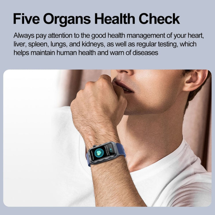 TK79 1.47 inch IP68 Waterproof Smart Watch, Support ECG / Blood Glucose / Blood Oxygen Monitoring / Uric Acid(Beige) - Smart Wristbands by PMC TechLife | Online Shopping South Africa | PMC TechLife | Buy Now Pay Later Mobicred
