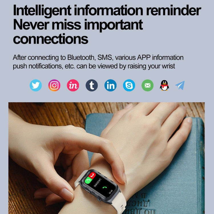 TK79 1.47 inch IP68 Waterproof Smart Watch, Support ECG / Blood Glucose / Blood Oxygen Monitoring / Uric Acid(Pink) - free shipping - PMC TechLife - Order now!