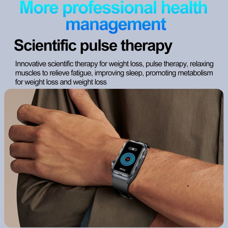 TK79 1.47 inch IP68 Waterproof Smart Watch, Support ECG / Blood Glucose / Blood Oxygen Monitoring / Uric Acid(Blue) - Smart Wristbands by PMC TechLife | Online Shopping South Africa | PMC TechLife | Buy Now Pay Later Mobicred