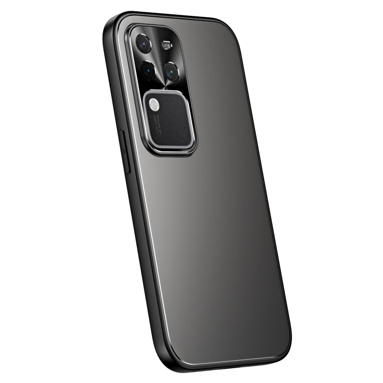 For vivo S18 Pro R-JUST RJ-61 Electroplating Frosted TPU + PC Phone Case(Grey) - S18 Pro Cases by R-JUST | Online Shopping South Africa | PMC TechLife