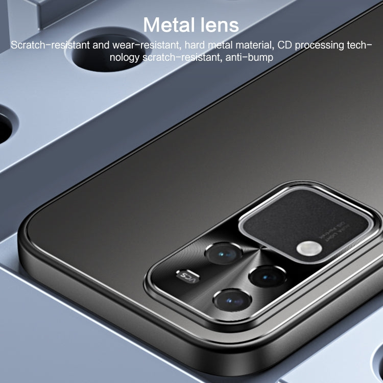 For vivo S18 Pro R-JUST RJ-61 Electroplating Frosted TPU + PC Phone Case(Silver) - vivo Cases by R-JUST | Online Shopping South Africa | PMC TechLife | Buy Now Pay Later Mobicred