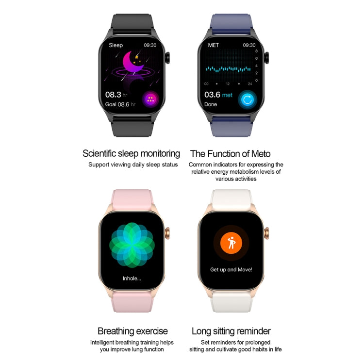 T98 2.04 inch IP68 Waterproof Bluetooth Call Smart Watch, Support Blood Oxygen Monitoring(Blue) - free shipping - PMC TechLife - Order now!