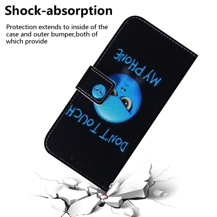 For Google Pixel 9 Coloured Drawing Flip Leather Phone Case(Anger) - Google Cases by PMC TechLife | Online Shopping South Africa | PMC TechLife | Buy Now Pay Later Mobicred