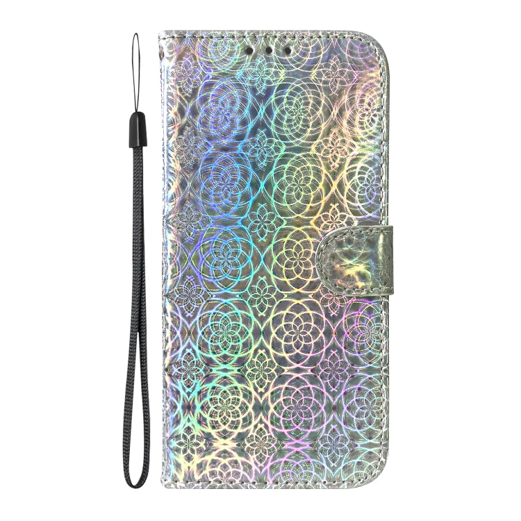 For Google Pixel 9 Pro Colorful Magnetic Buckle Leather Phone Case(Silver) - Google Cases by PMC TechLife | Online Shopping South Africa | PMC TechLife | Buy Now Pay Later Mobicred