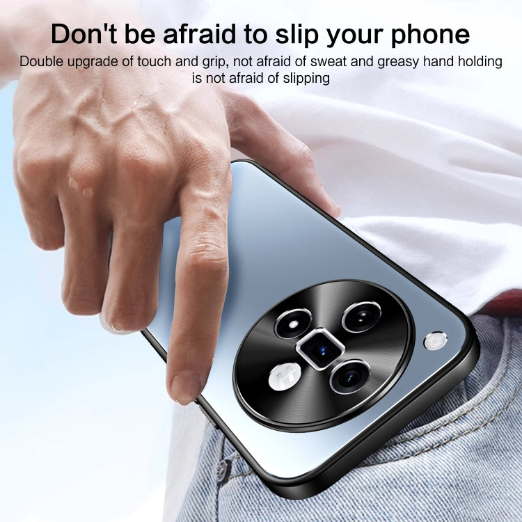For OPPO Find X7 R-JUST RJ-61 Electroplating Frosted TPU + PC Phone Case(Silver) - Find X7 Cases by R-JUST | Online Shopping South Africa | PMC TechLife