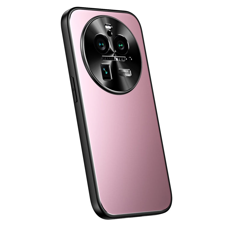 For OPPO Find X6 Pro R-JUST RJ-61 Electroplating Frosted TPU + PC Phone Case(Pink) - free shipping - PMC TechLife - Order now!
