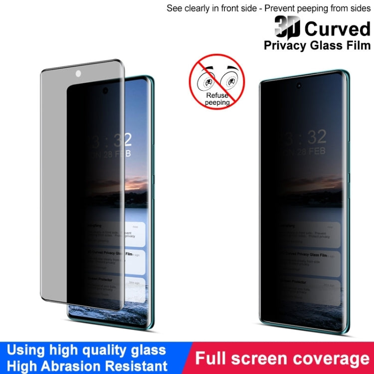 For vivo S18 5G / S18 Pro 5G imak 3D Curved HD Full Screen Anti-spy Tempered Glass Protective Film - vivo Tempered Glass by imak | Online Shopping South Africa | PMC TechLife | Buy Now Pay Later Mobicred