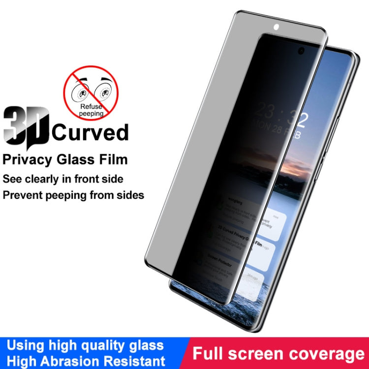 For vivo X100s Pro 5G / X100 Ultra 5G imak 3D Curved HD Full Screen Anti-spy Tempered Glass Protective Film - vivo Tempered Glass by imak | Online Shopping South Africa | PMC TechLife | Buy Now Pay Later Mobicred