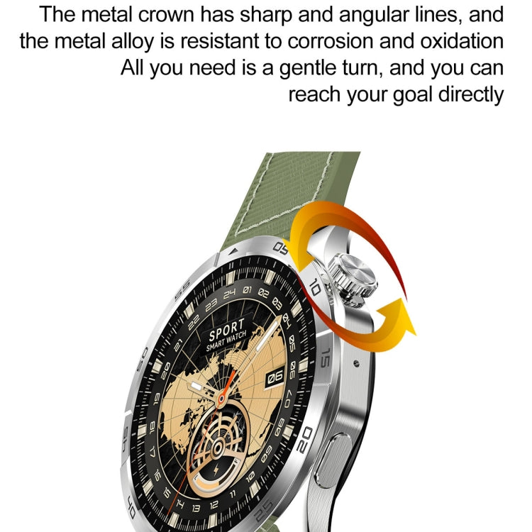 LEMFO HK4 1.43 inch AMOLED Round Screen Smart Watch Supports Bluetooth Calls(Black) - free shipping - PMC TechLife - Order now!