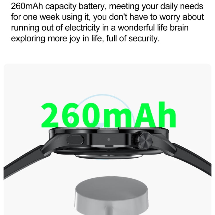 LEMFO HK4 1.43 inch AMOLED Round Screen Smart Watch Supports Bluetooth Calls(Black) - free shipping - PMC TechLife - Order now!