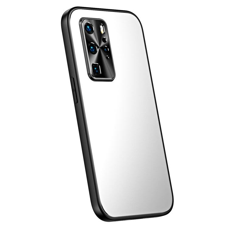 For Huawei P40 R-JUST RJ-61 Electroplating Frosted TPU + PC Phone Case(Silver) - free shipping - PMC TechLife - Order now!