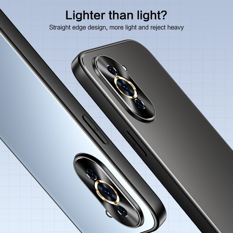 For Huawei nova 10 Pro R-JUST RJ-61 Electroplating Frosted TPU + PC Phone Case(Grey) - Huawei Cases by R-JUST | Online Shopping South Africa | PMC TechLife | Buy Now Pay Later Mobicred
