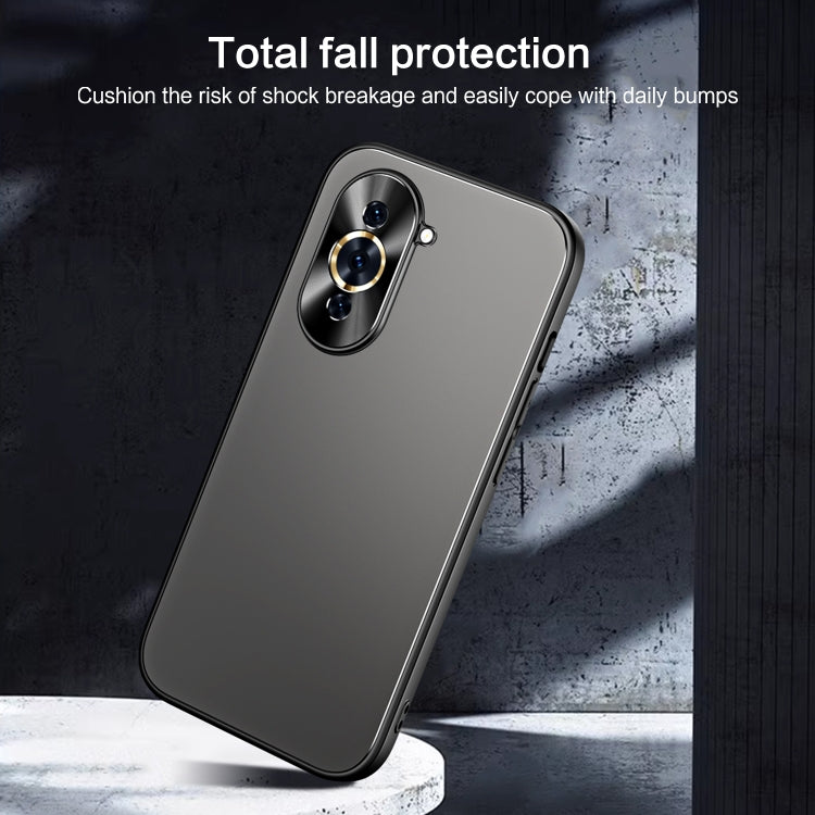 For Huawei nova 10 Pro R-JUST RJ-61 Electroplating Frosted TPU + PC Phone Case(Pink) - Huawei Cases by R-JUST | Online Shopping South Africa | PMC TechLife