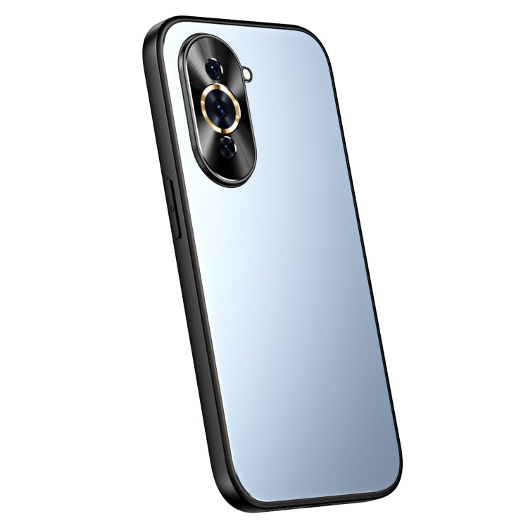 For Huawei nova 10 Pro R-JUST RJ-61 Electroplating Frosted TPU + PC Phone Case(Blue) - Huawei Cases by R-JUST | Online Shopping South Africa | PMC TechLife | Buy Now Pay Later Mobicred