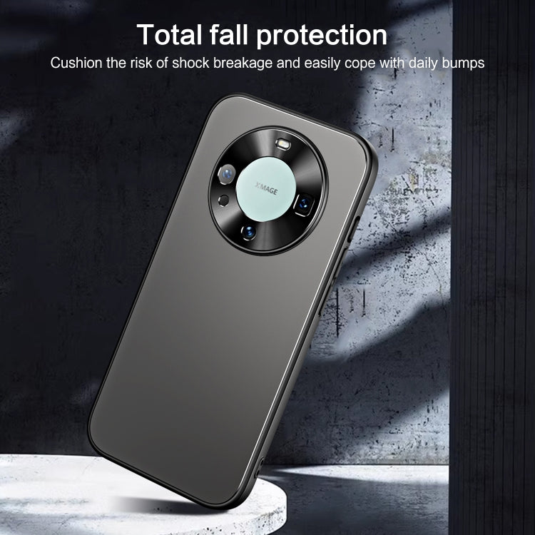 For Huawei Mate 60 R-JUST RJ-61 Electroplating Frosted TPU + PC Phone Case(Silver) - Huawei Cases by R-JUST | Online Shopping South Africa | PMC TechLife