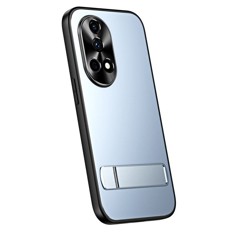 For Huawei nova 12 Pro R-JUST RJ-61 Electroplating Frosted TPU + PC Phone Case with Holder(Blue) - free shipping - PMC TechLife - Order now!