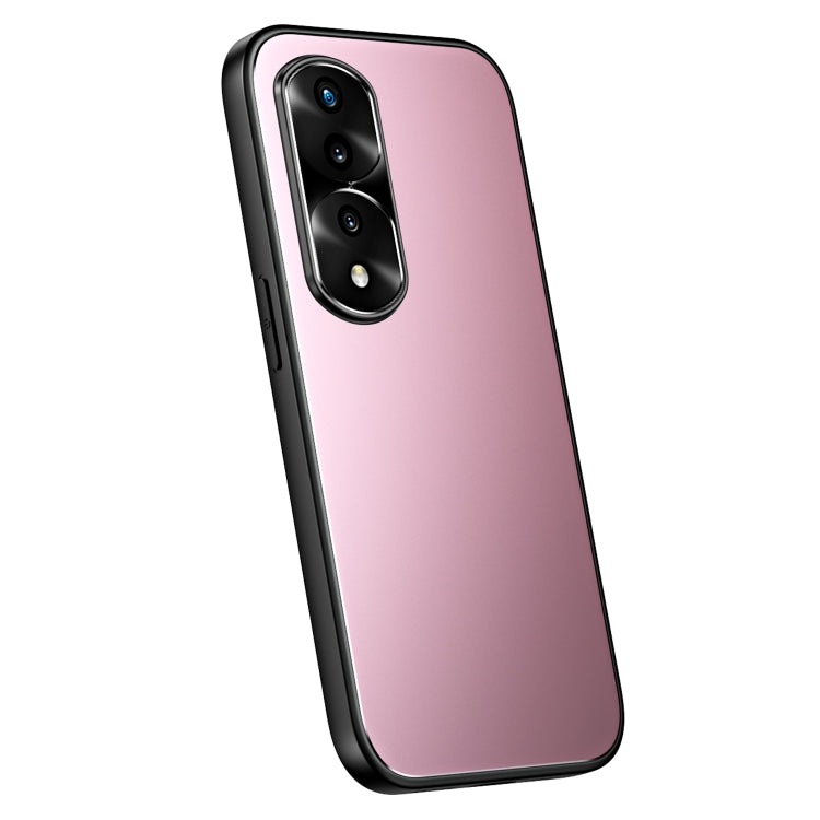 For Honor 70 Pro R-JUST RJ-61 Electroplating Frosted TPU + PC Phone Case(Pink) - Honor Cases by R-JUST | Online Shopping South Africa | PMC TechLife | Buy Now Pay Later Mobicred