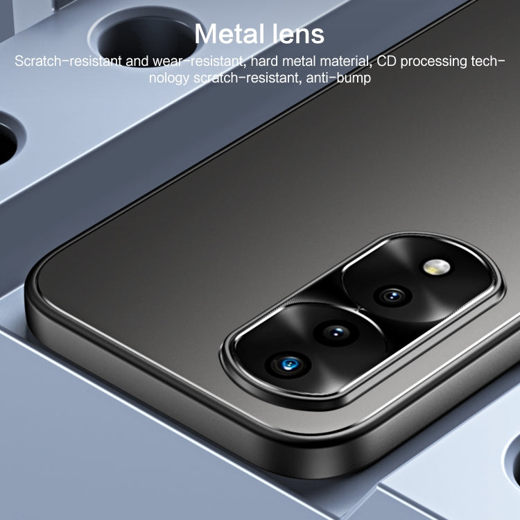 For Honor 70 Pro R-JUST RJ-61 Electroplating Frosted TPU + PC Phone Case with Holder(Pink) - Honor Cases by R-JUST | Online Shopping South Africa | PMC TechLife | Buy Now Pay Later Mobicred