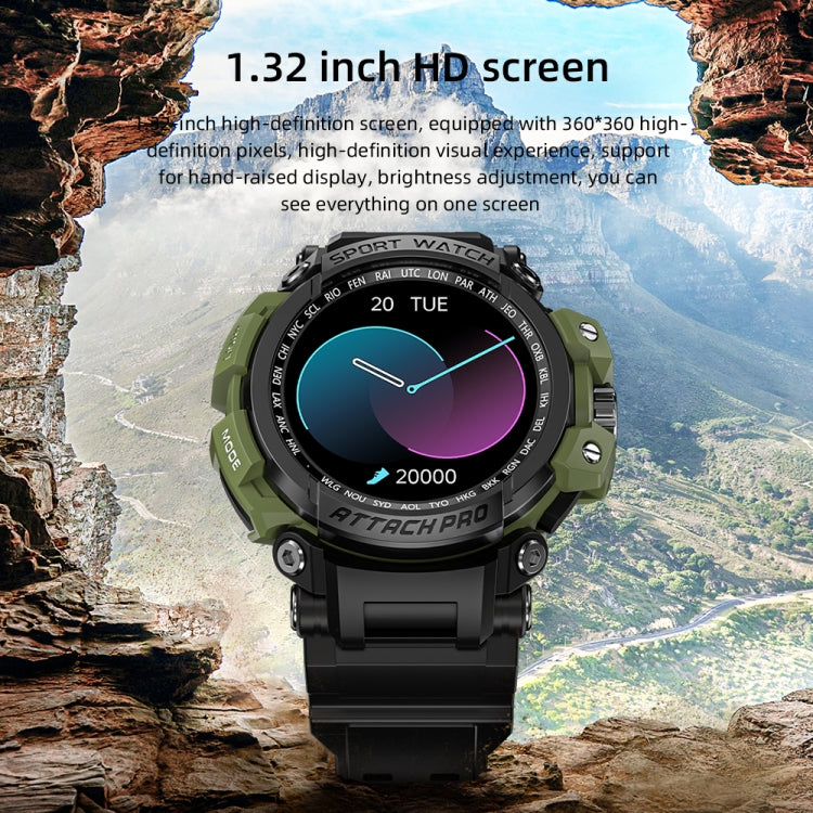 LOKMAT ATTACK Pro 1.32 inch BT5.1 Smart Sport Watch, Support Bluetooth Call / Sleep / Blood Oxygen / Heart Rate / Blood Pressure Health Monitor(Blue) - free shipping - PMC TechLife - Order now!