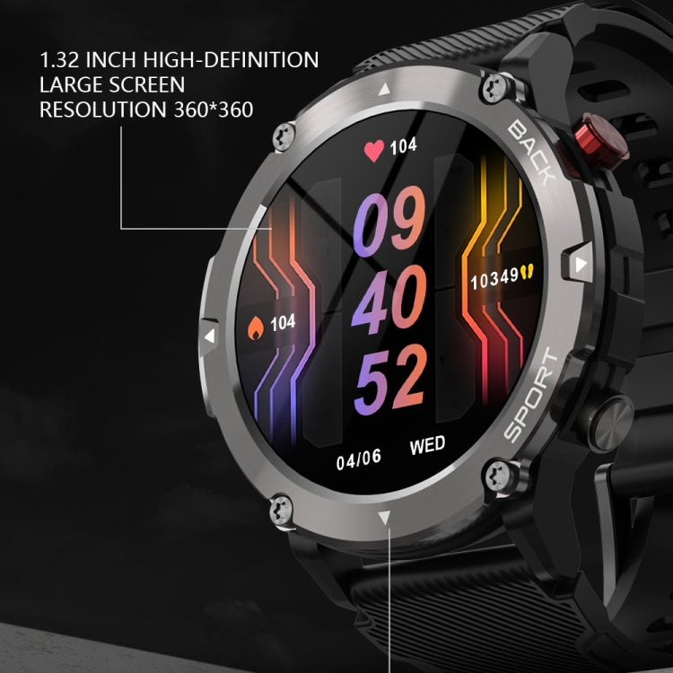 LEMFO LF26MAX 1.32 inch HD Round Screen Smart Watch Supports Bluetooth Calls(Silver) - free shipping - PMC TechLife - Order now!