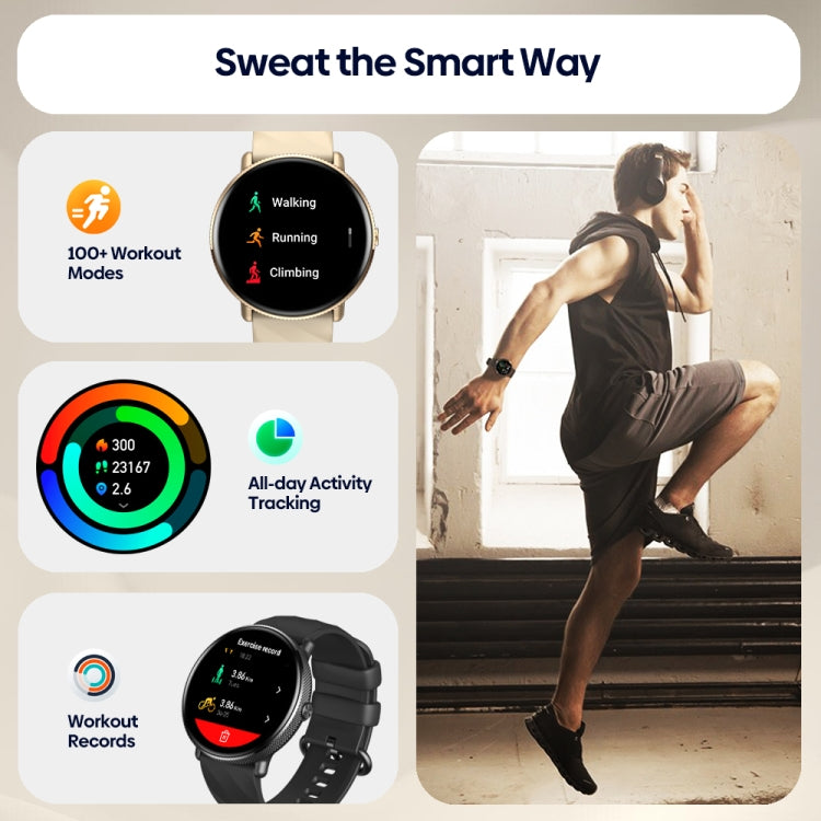 Zeblaze GTR 3 Pro 1.43 inch Screen Voice Calling Smart Watch, Support Heart Rate / Blood Pressure / Blood Oxygen(Gold) - free shipping - PMC TechLife - Order now!