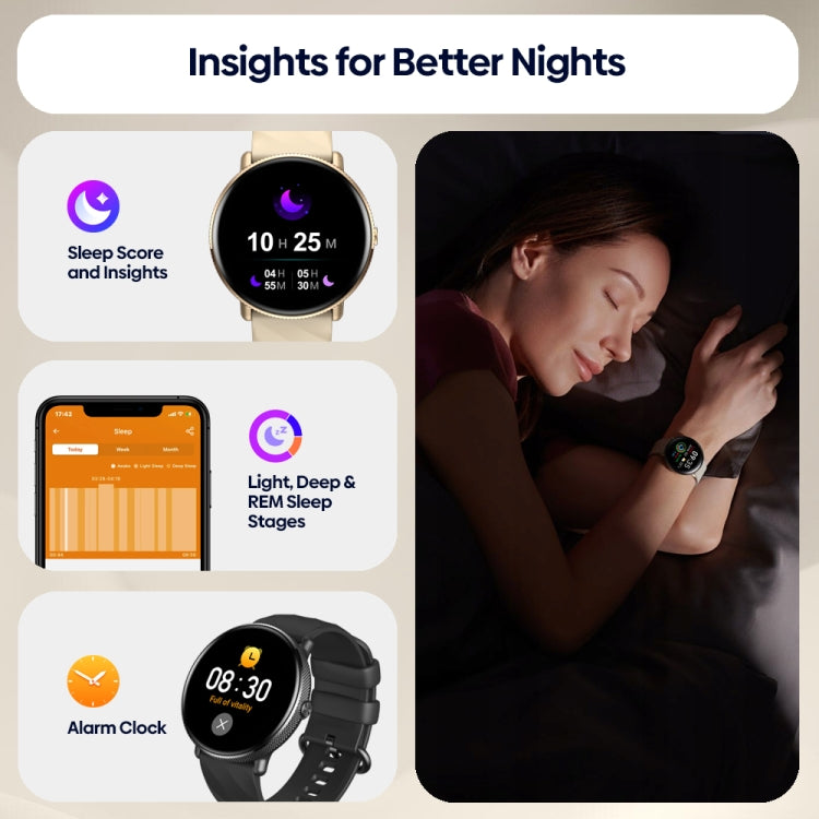 Zeblaze GTR 3 Pro 1.43 inch Screen Voice Calling Smart Watch, Support Heart Rate / Blood Pressure / Blood Oxygen(Gold) - free shipping - PMC TechLife - Order now!