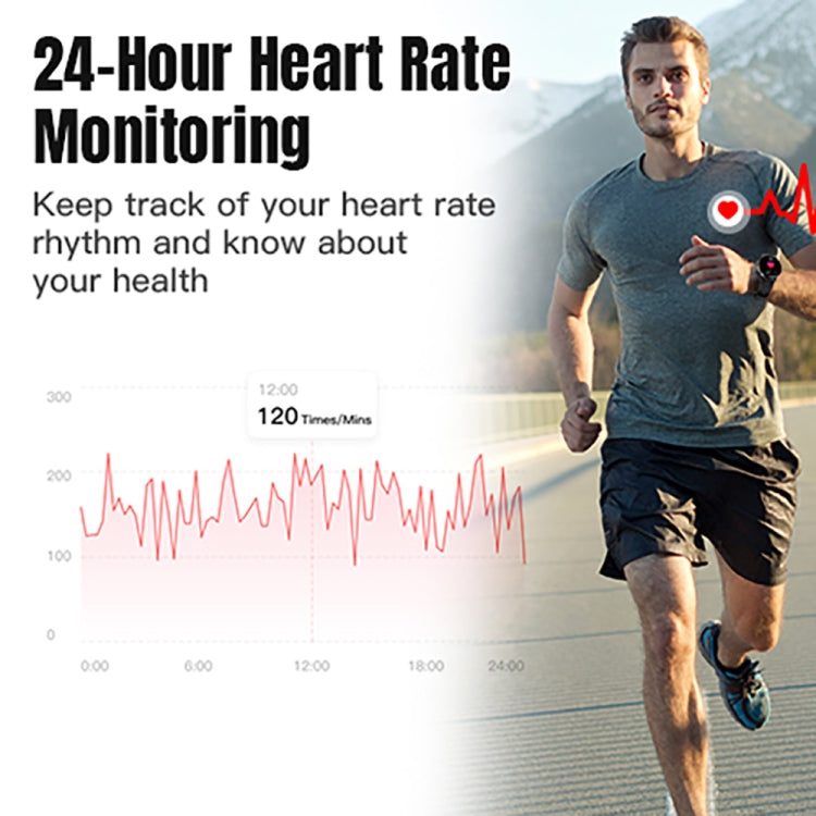 LEMFO LF35 1.43 inch AMOLED Round Screen Silicone Strap Smart Watch Supports Blood Oxygen Detection(Gold) - Smart Watches by LEMFO | Online Shopping South Africa | PMC TechLife | Buy Now Pay Later Mobicred