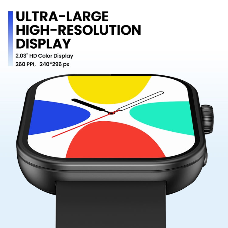 Zeblaze Btalk Plus 2.03 inch Screen Voice Calling Smart Watch, Support Heart Rate / Blood Pressure / Blood Oxygen(Silver) - Smart Watches by Zeblaze | Online Shopping South Africa | PMC TechLife | Buy Now Pay Later Mobicred