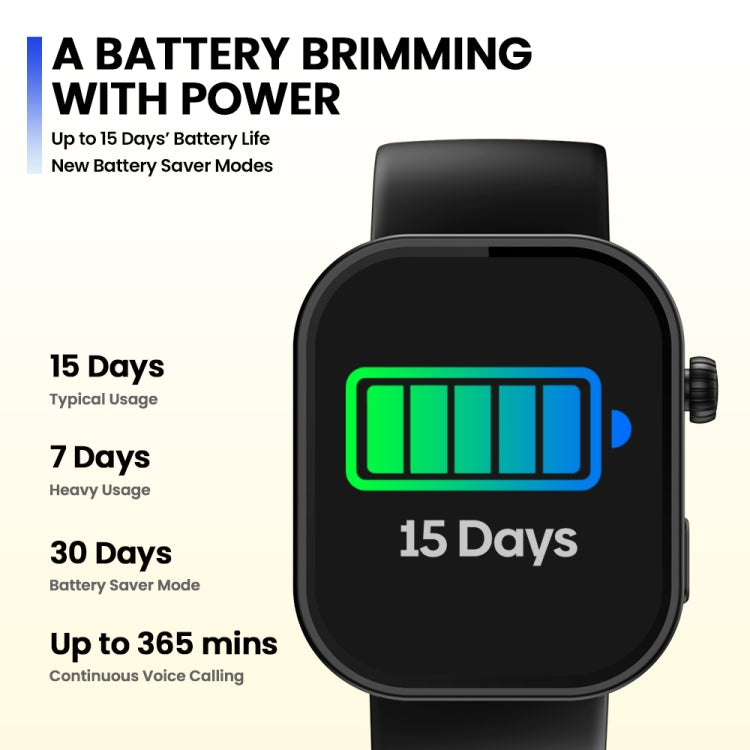 Zeblaze Btalk Plus 2.03 inch Screen Voice Calling Smart Watch, Support Heart Rate / Blood Pressure / Blood Oxygen(Black) - free shipping - PMC TechLife - Order now!