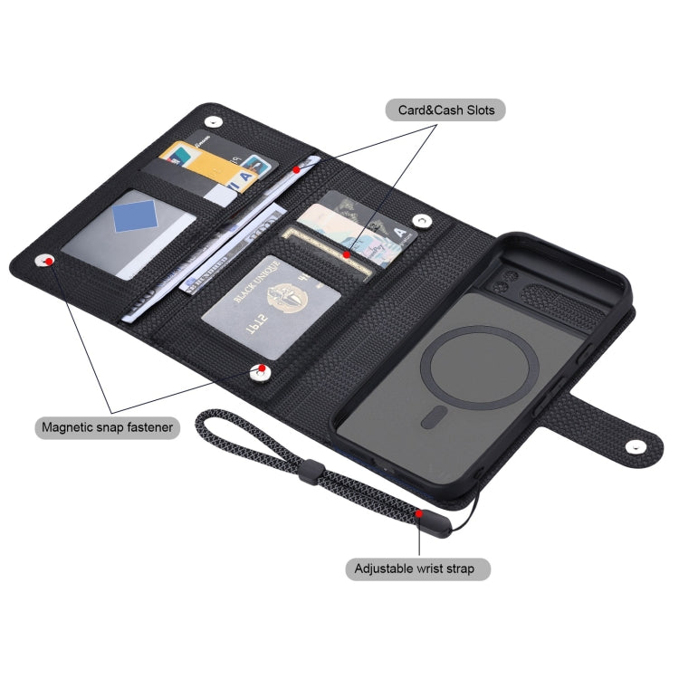 For Google Pixel 8 Pro ViLi GHA Series Shockproof MagSafe RFID Leather Attraction Horizontal Flip Phone Case(Black) - free shipping - PMC TechLife - Order now!