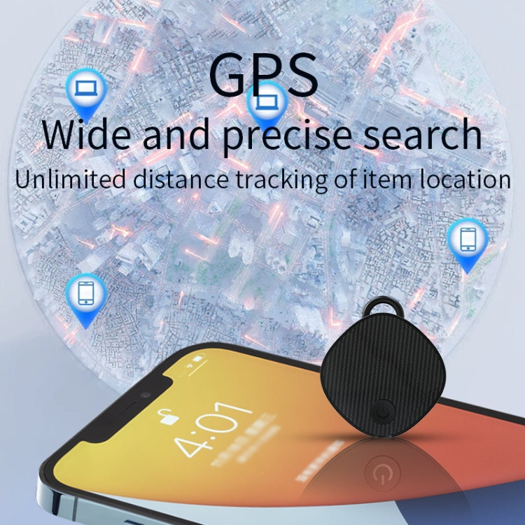 Global Positioning Pet Key Anti-Lost Device Smart Bluetooth GPS Locator(Black) - Personal Tracker by PMC TechLife | Online Shopping South Africa | PMC TechLife | Buy Now Pay Later Mobicred