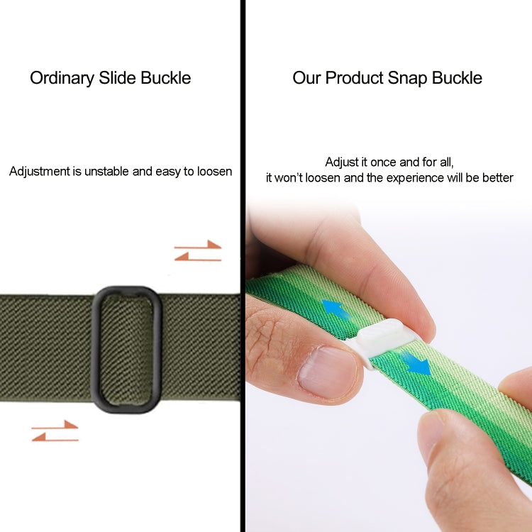 For Apple Watch SE 2022 44mm Carbon Fiber Texture Snap Buckle Nylon Watch Band(Gradient Grey) - free shipping - PMC TechLife - Order now!