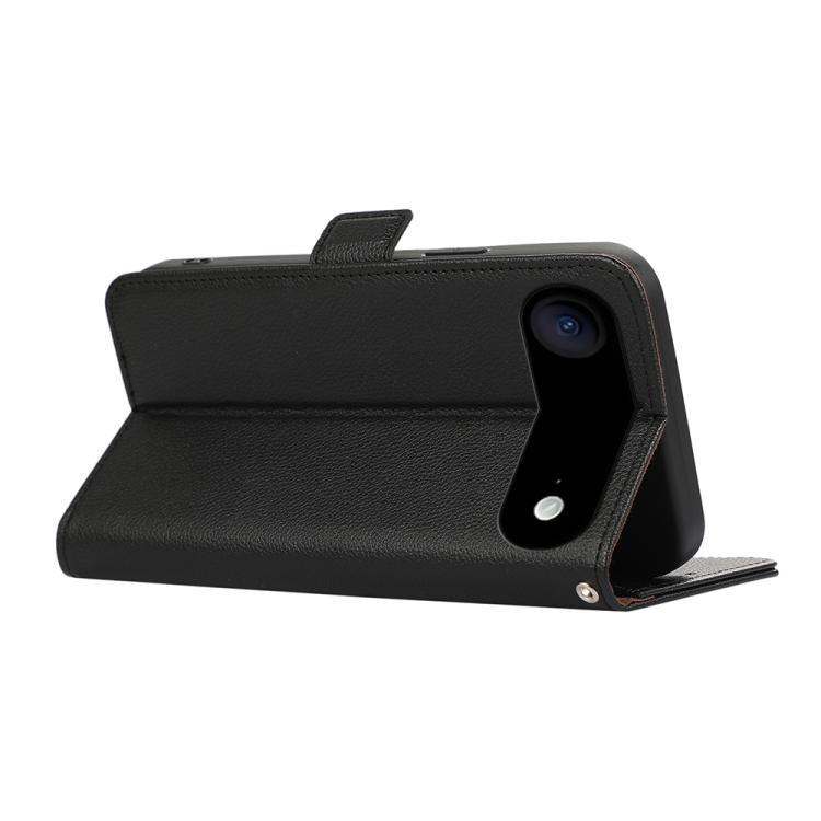 For iPhone 17 Air ABEEL Side-Magnetic Litchi Pattern Leather RFID Phone Case(Black) - free shipping - PMc TechLife - Order now!