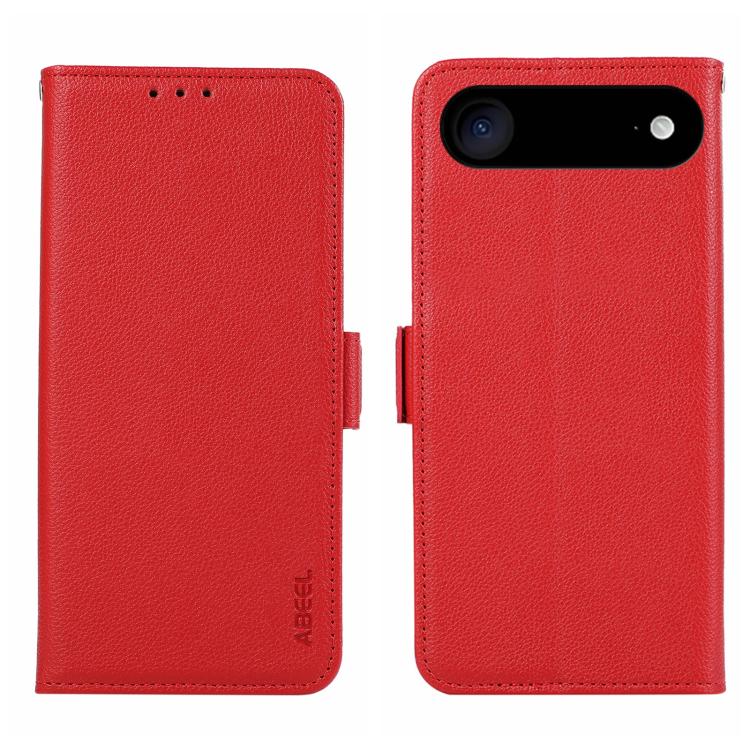 For iPhone 17 Air ABEEL Side-Magnetic Litchi Pattern Leather RFID Phone Case(Red) - free shipping - PMc TechLife - Order now!