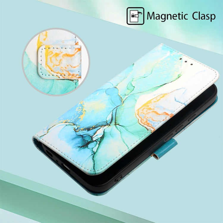 For Google Pixel 9 Pro PT003 Marble Pattern Flip Leather Phone Case(Green) - Google Cases by PMC TechLife | Online Shopping South Africa | PMC TechLife | Buy Now Pay Later Mobicred