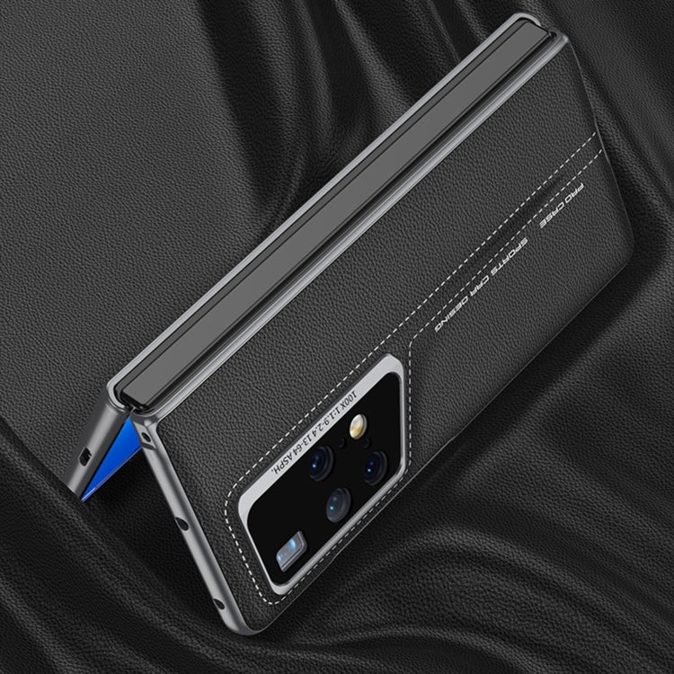 For Huawei MateX2 GKK Integrated Blade Ultra-thin Leather Full Coverage Phone Case(Grey) - free shipping - PMC Jewellery - Order now!