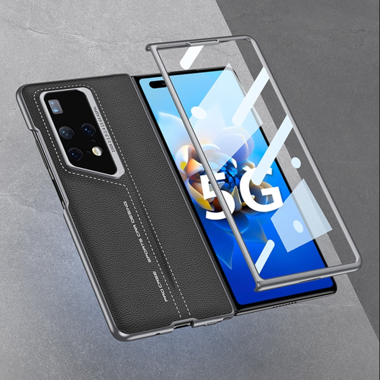 For Huawei MateX2 GKK Integrated Blade Ultra-thin Leather Full Coverage Phone Case(Grey) - free shipping - PMC Jewellery - Order now!