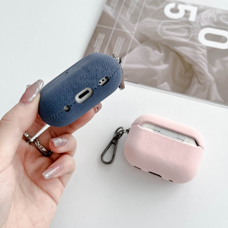 For AirPods Pro 2 Suede Earphone Protective Case(Blue) - For AirPods Pro 2 by PMC Jewellery | Online Shopping South Africa | PMC Jewellery | Buy Now Pay Later Mobicred