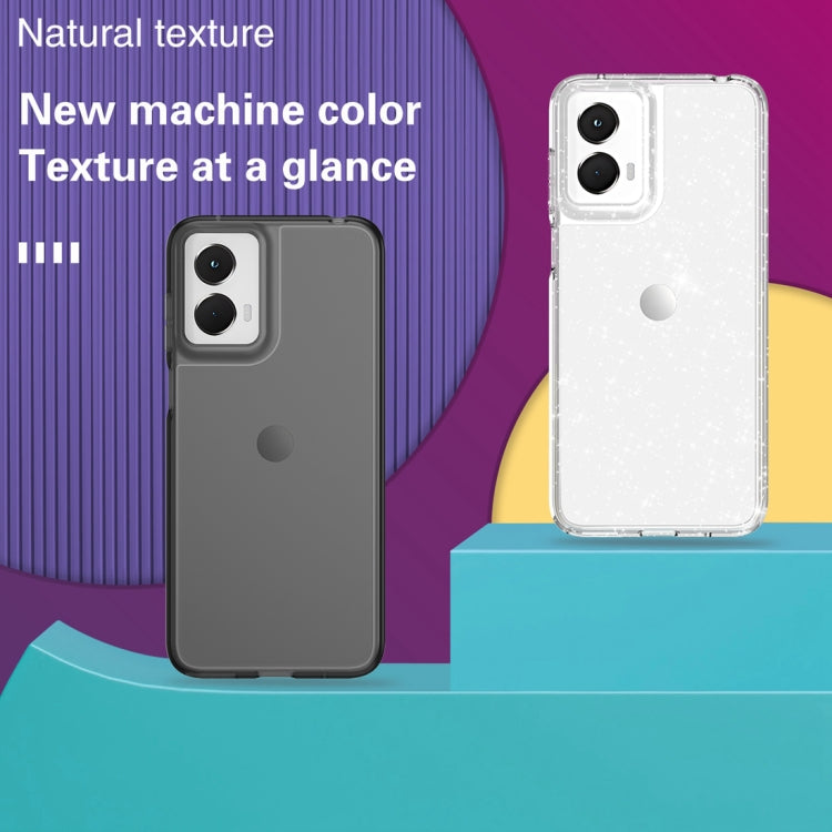 For Motorola Moto G 5G 2024 Terminator Style Shockproof Phone Case(Glitter White) - Motorola Cases by PMC Jewellery | Online Shopping South Africa | PMC Jewellery | Buy Now Pay Later Mobicred