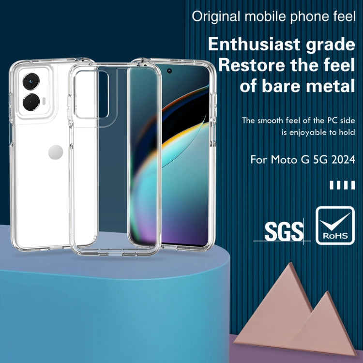 For Motorola Moto G 5G 2024 Terminator Style Shockproof Phone Case(Transparent) - free shipping - PMC Jewellery - Order now!