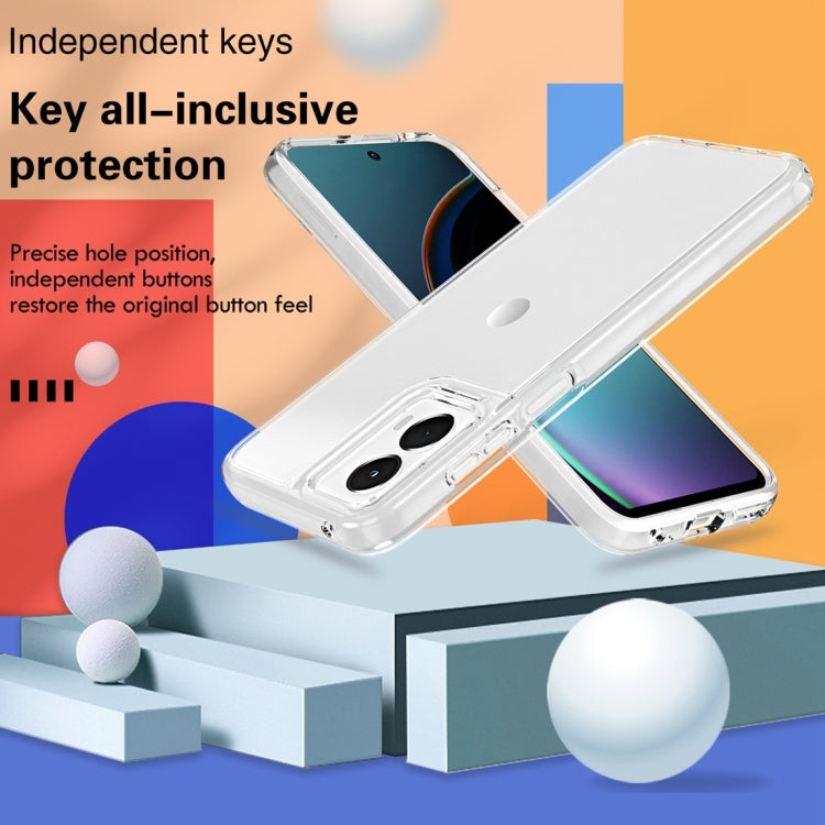 For Motorola Moto G 5G 2024 Terminator Style Shockproof Phone Case(Transparent) - free shipping - PMC Jewellery - Order now!