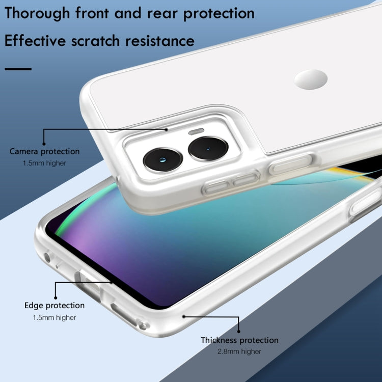 For Motorola Moto G 5G 2024 Terminator Style Shockproof Phone Case(Transparent) - free shipping - PMC Jewellery - Order now!