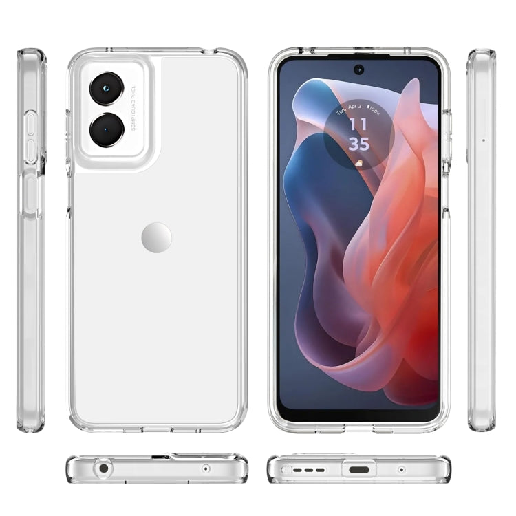 For Motorola Moto G Play 4G 2024 Terminator Style Shockproof Phone Case(Transparent) - Motorola Cases by PMC Jewellery | Online Shopping South Africa | PMC Jewellery | Buy Now Pay Later Mobicred