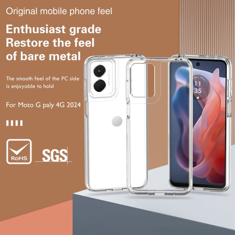 For Motorola Moto G Play 4G 2024 Terminator Style Shockproof Phone Case(Transparent) - Motorola Cases by PMC Jewellery | Online Shopping South Africa | PMC Jewellery | Buy Now Pay Later Mobicred