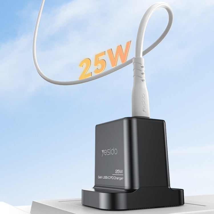 Yesido YC81 PD 25W USB-C/Type-C Interface GaN Fast Charging Charger(UK Plug) - free shipping - PMC TechLife - Order now!