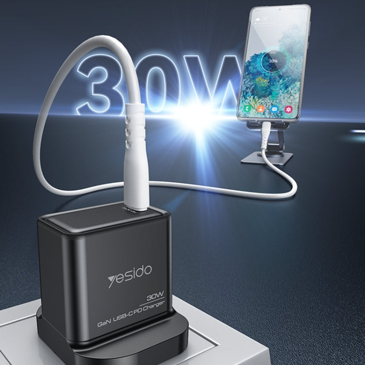 Yesido YC82 PD 30W USB-C/Type-C Interface GaN Fast Charging Charger(UK Plug) - USB Charger by Yesido | Online Shopping South Africa | PMC TechLife | Buy Now Pay Later Mobicred