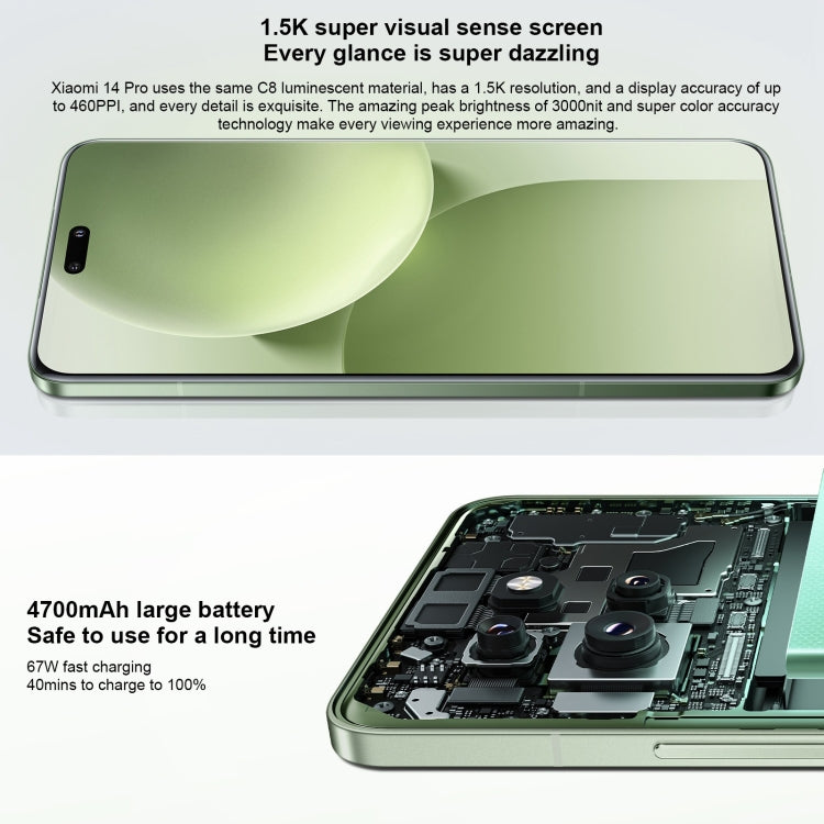 Xiaomi Civi 4 Pro, 12GB+512GB,  6.55 inch Xiaomi HyperOS Snapdragon 8s Gen 3 Octa Core 4nm up to 3.0GHz, NFC, Network: 5G(Green) - free shipping - PMc TechLife - Order now!